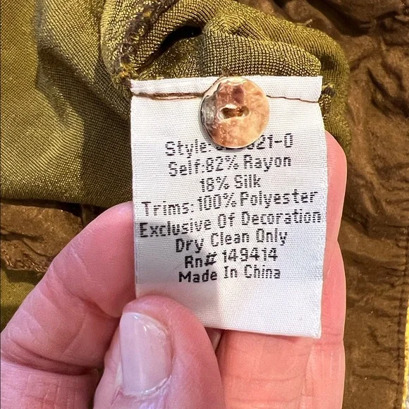 Johnny Was Denali Velvet Embroidered Tunic Dress - Picture 11 of 13